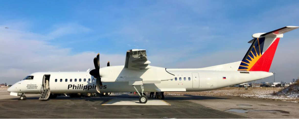 Philippine Airlines leases two De Havilland Canada Dash 8-400 aircraft from TrueNoord