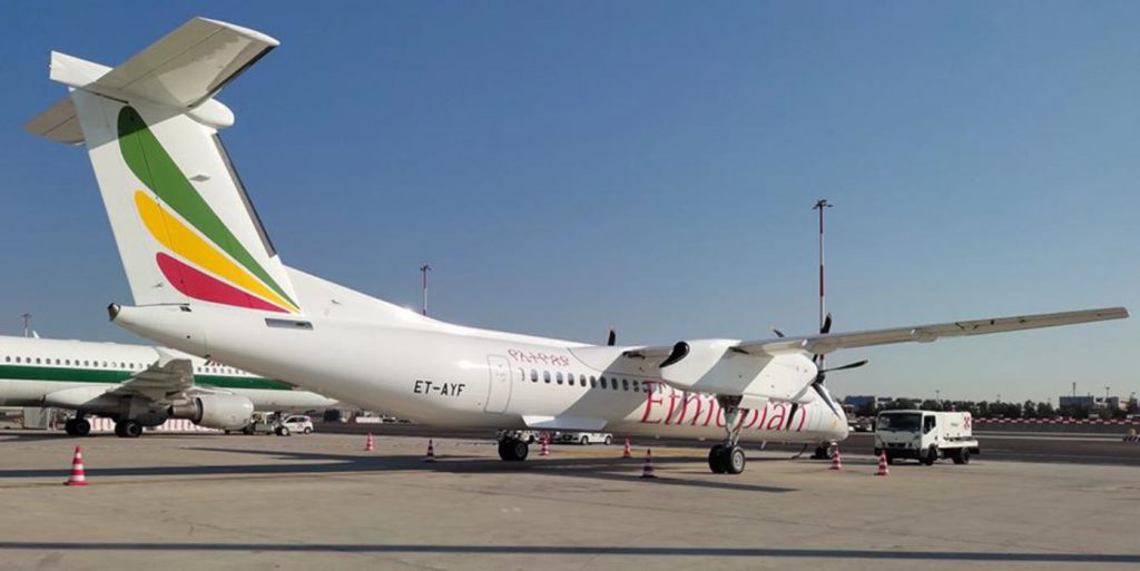 Ethiopian Airlines leases new Dash 8-400 from TrueNoord